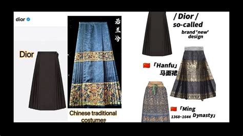 dior chinese protest|hanfu Dior skirt.